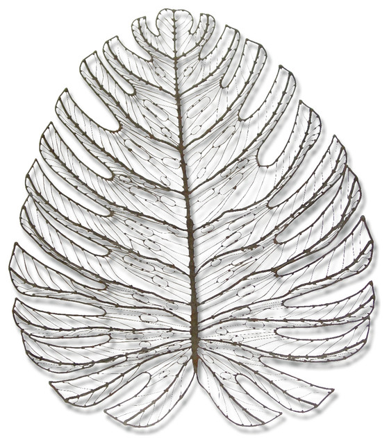 Palecek Giant Leaf Wall Decor - Transitional - Wall Decor - by Seldens