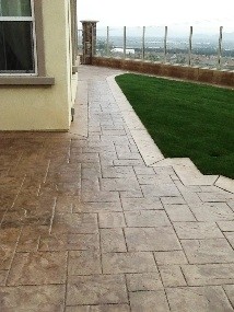 Stamped concrete