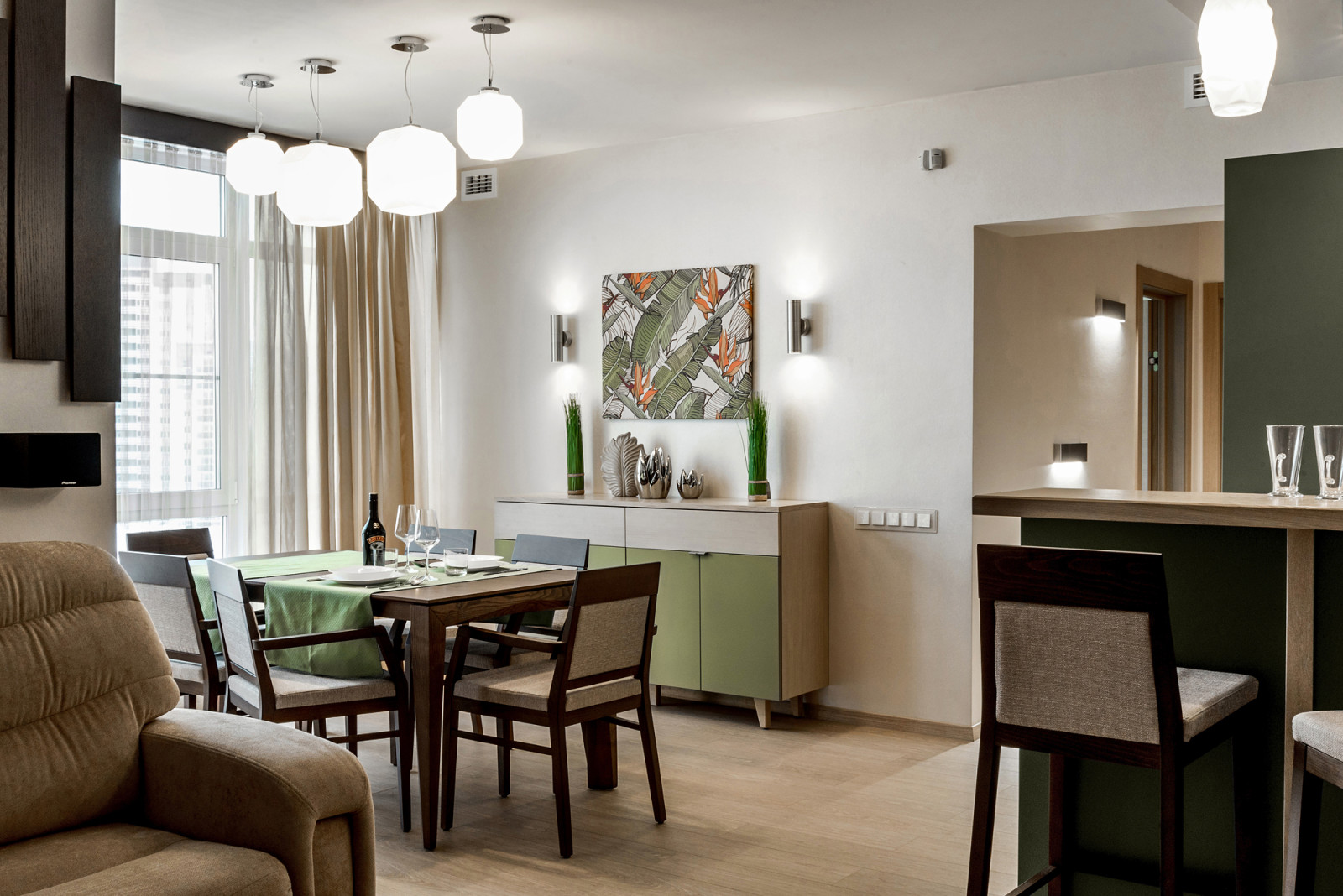 Квартира с настроением тропиков