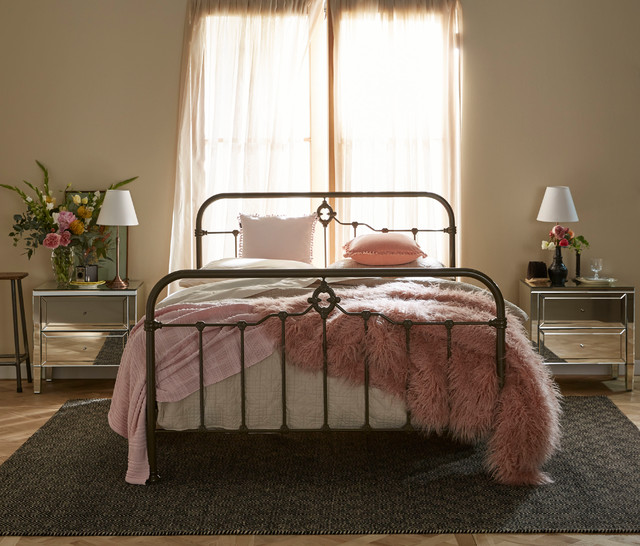 St Germain QB in Bronze shabby-chic-style-bedroom