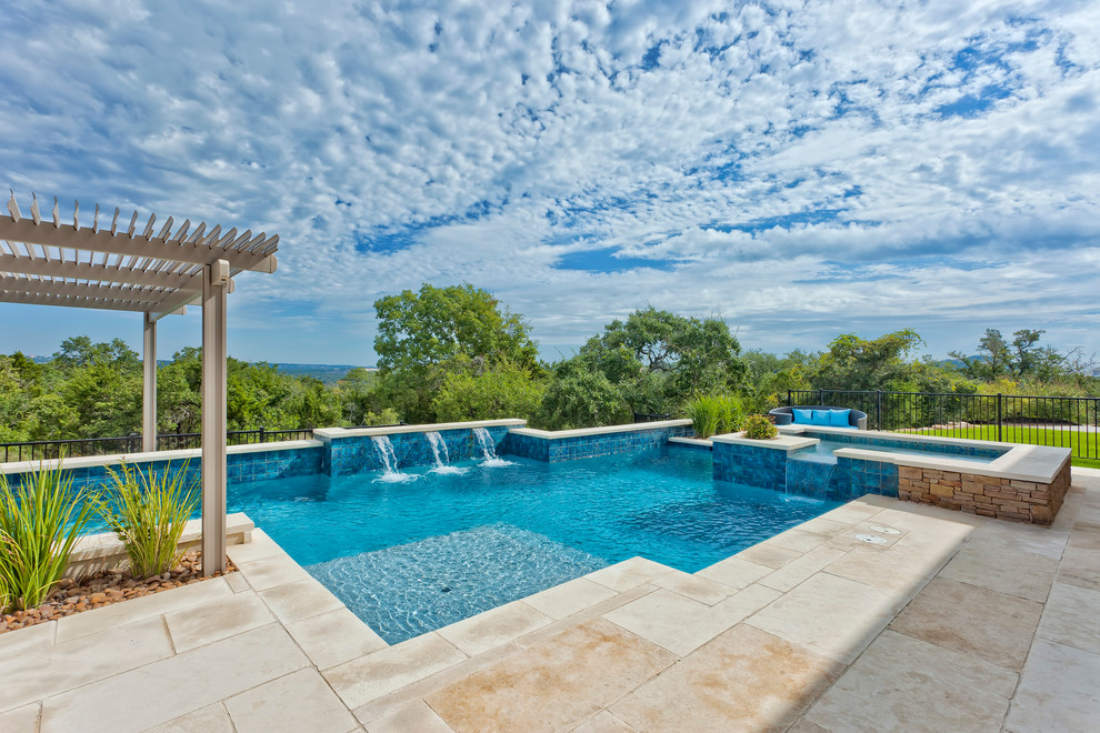 Geometric Jimmy Jacobs San Antonio Modern Pool