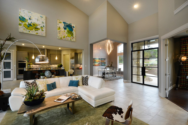 Parade Home contemporary-vardagsrum