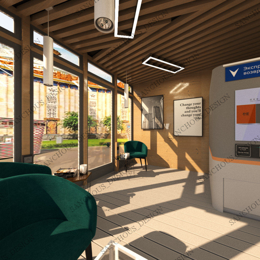 Концепция павильона Библиотеки самообслуживания