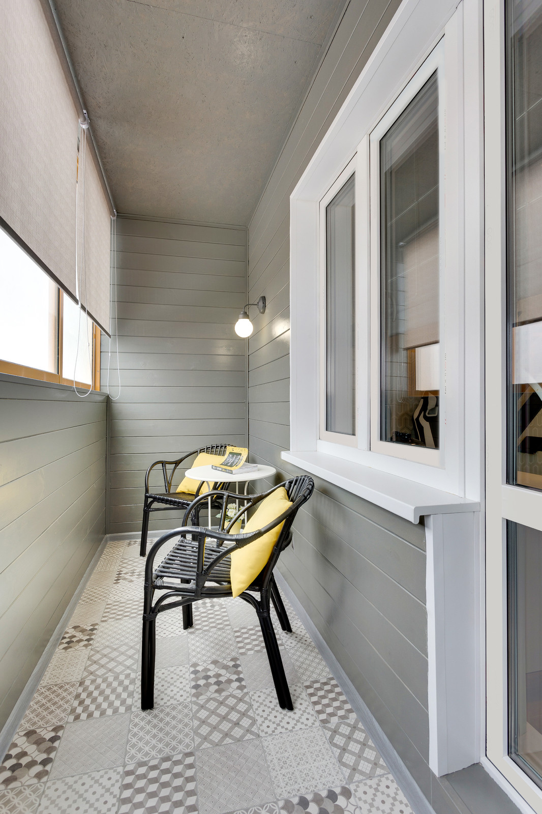 Реализованный проект "Желтое на сером"