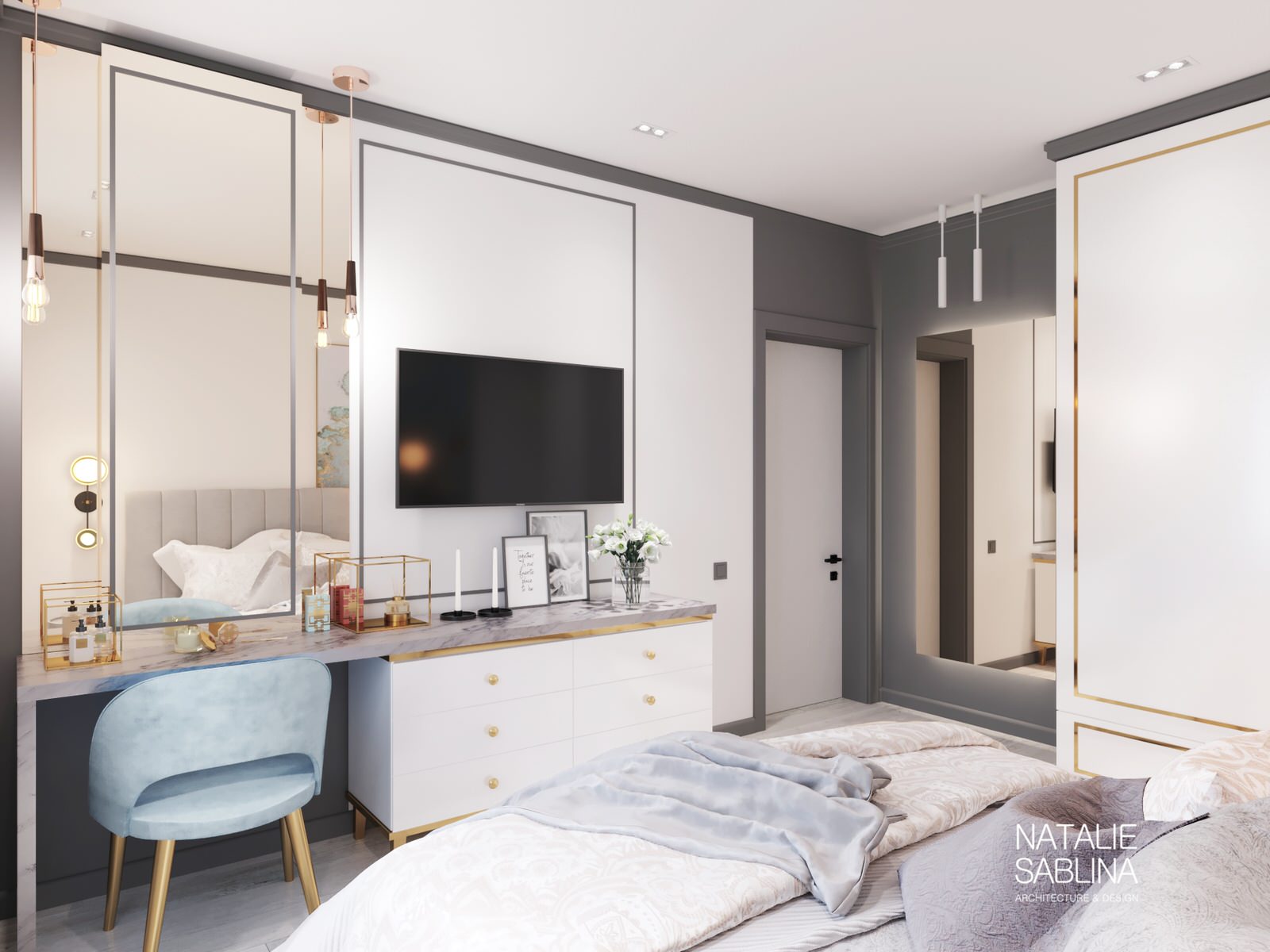 Квартира на Дальней 4   #KristalGrey_NSDesign