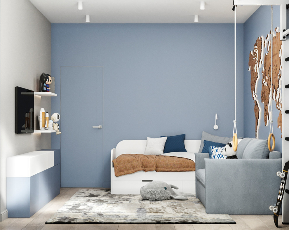 Квартира с современной гостиной с отсылками к ар-деко. Проект 2022 года