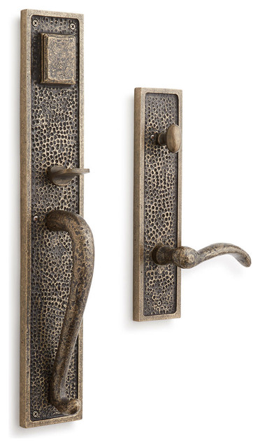 Signature Hardware 946281-KE-238-LH Traeger Left Handed Solid - Rustic - Door Entry Sets - by ...