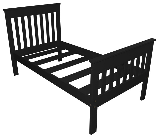 Harmony Bed, Twin Transitional Platform Beds by Furniture Barn