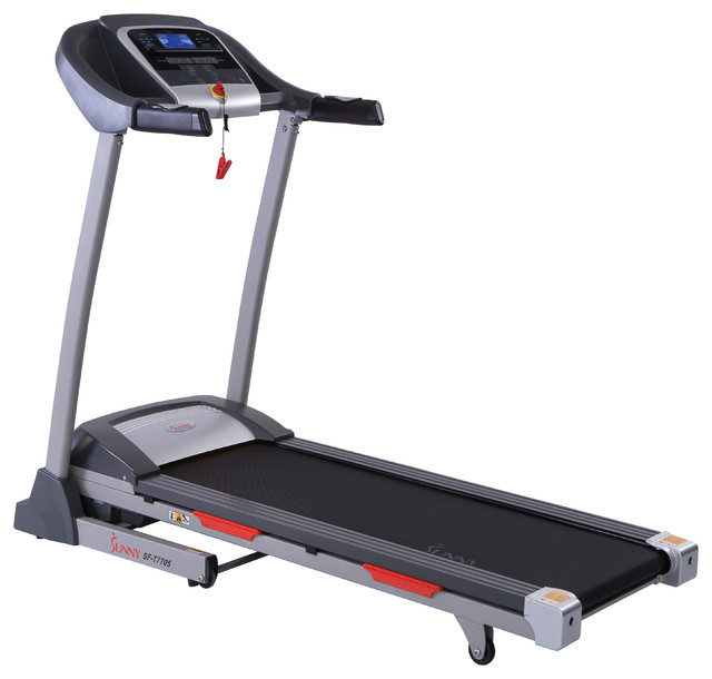 Treadmill with Auto Incline Contemporary Home Gym Equipment by