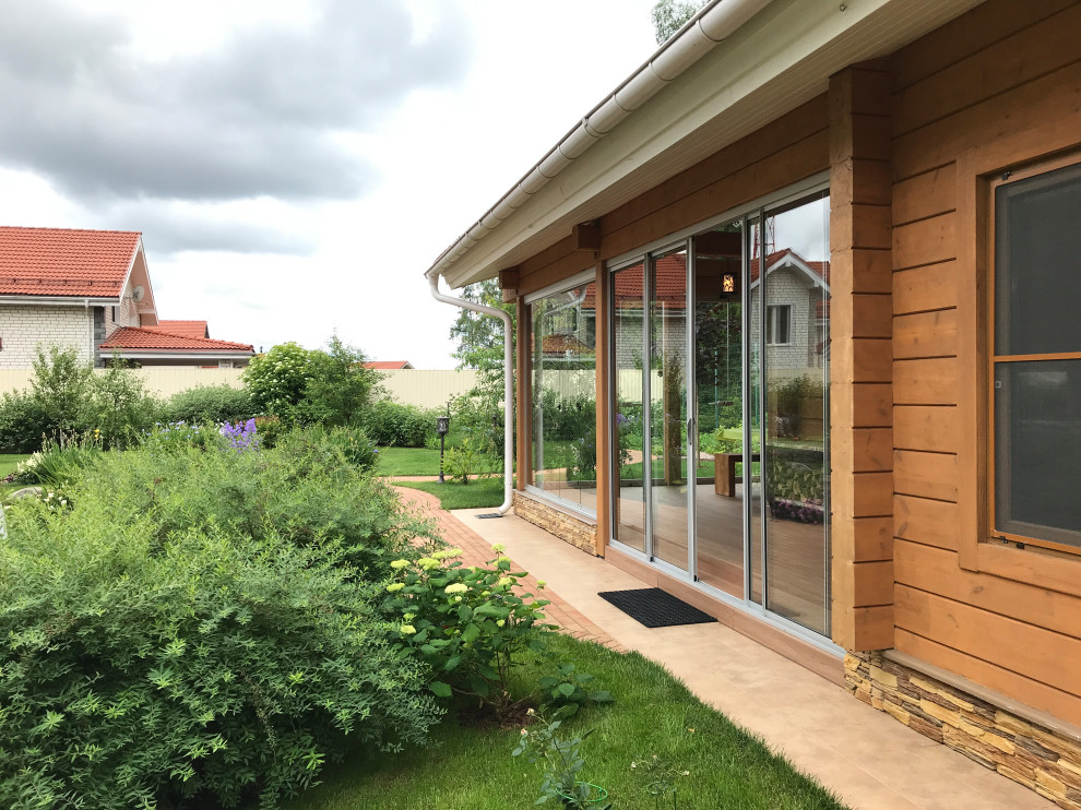 Остекление зоны отдыха в бане