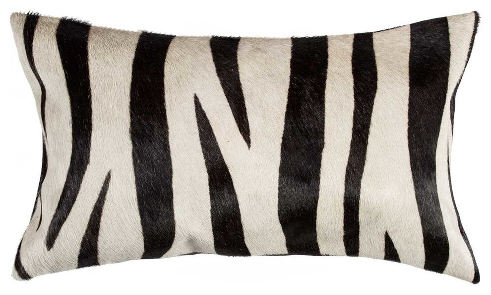 Chocolate Cowhide Pillow Contemporary Decorative Pillows by