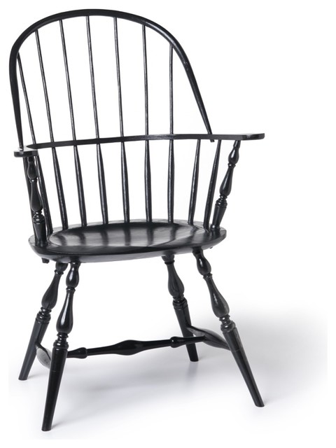 Sack Back Windsor Chair Traditional Armchairs And Accent Chairs By Chicone Cabinetmakers Houzz Sack Back Windsor Chair Traditional, Windsor Chairs With Arms