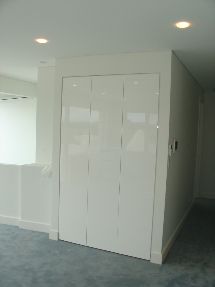 Design ideas for a modern storage and wardrobe in Sydney.