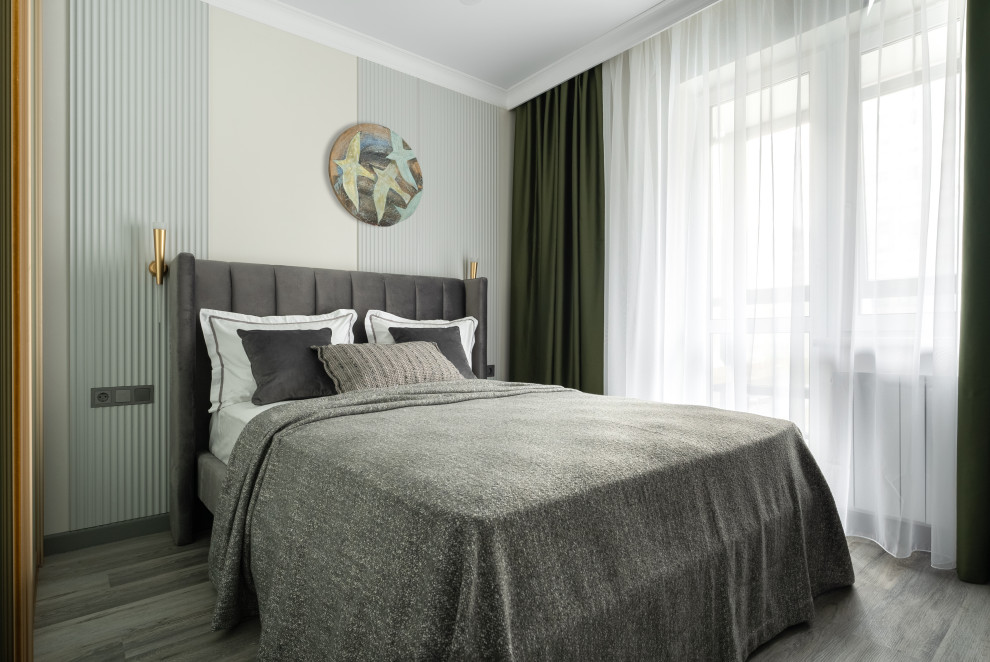 Неоклассика с акцентами индиго