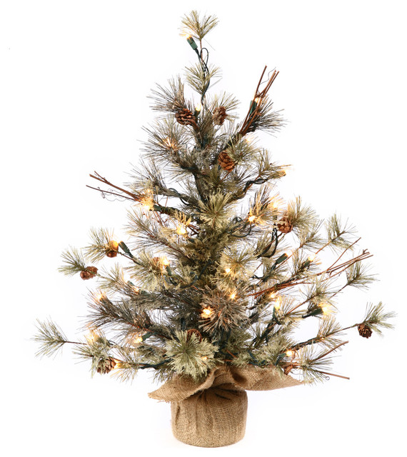Dakota Pine Artificial Christmas Tree Rustic Trees Dakota Pine Artificial Christmas Tree 36 Clear Lights