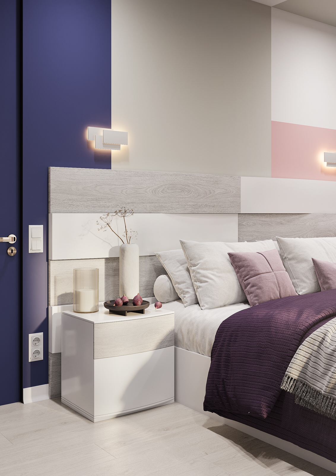 Дизайн-проект яркой квартиры 65 кв.м в современном стиле