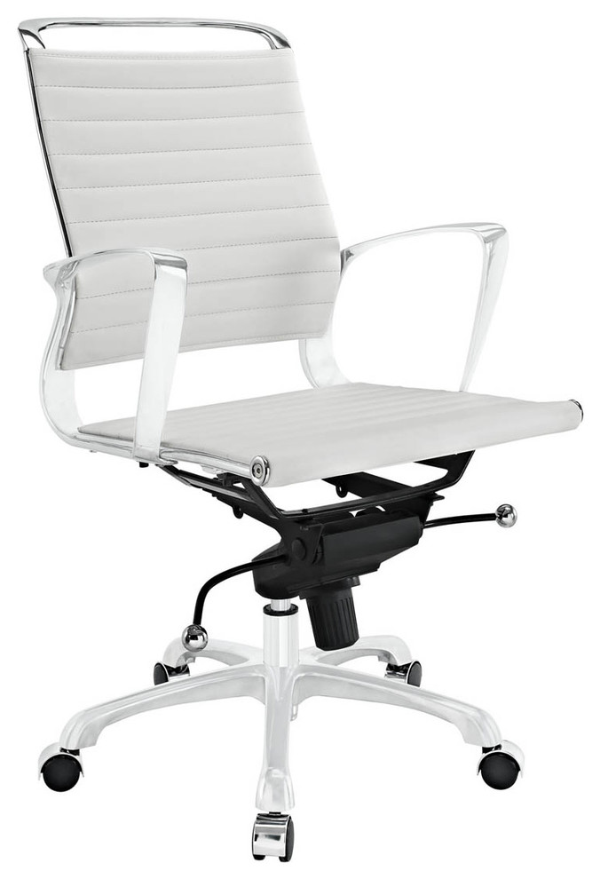 Tempo Mid Back Office Chair in White