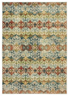 Dahlia Faded Floral Multi/ Ivory Area Rug - Contemporary - Area Rugs