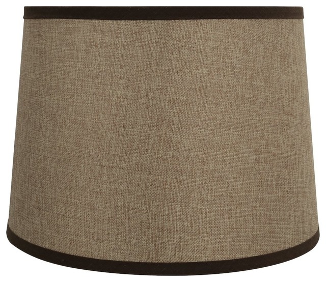 32324 Hardback Empire Shaped Spider Lamp Shade Straw Yellow 12 X14 X10 Transitional Lamp Shades By Aspen Creative Corporation