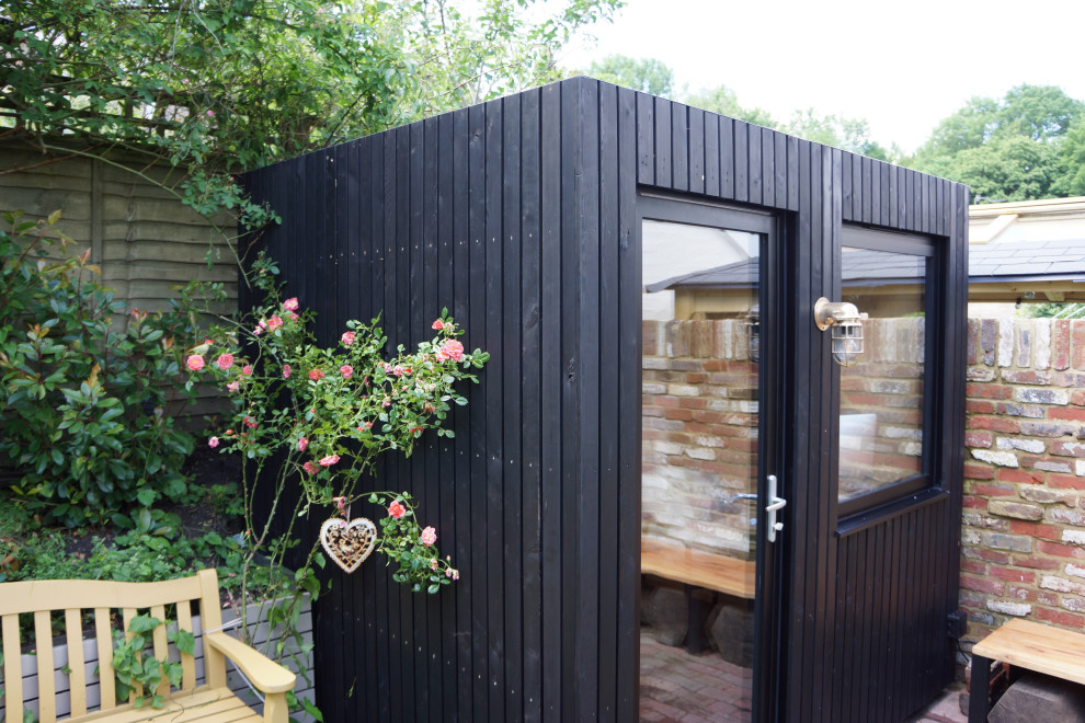This is an example of a mid-sized contemporary detached studio in Kent.