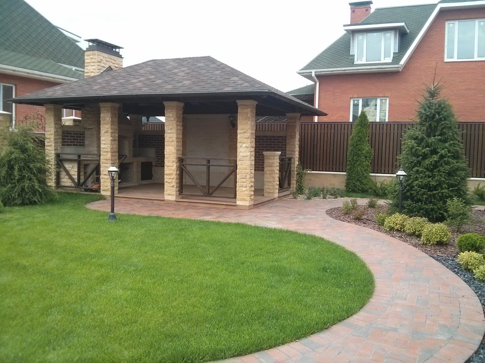 Подмосковье .Беседка барбекю