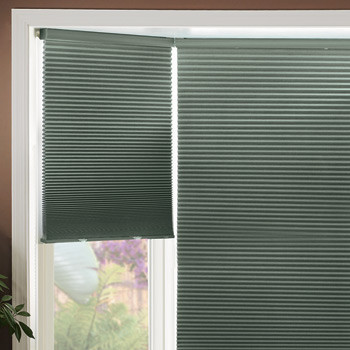 Graber CrystalPleat 3/8-inch Double Cell Cellular Shades: Cocoon Blackout
