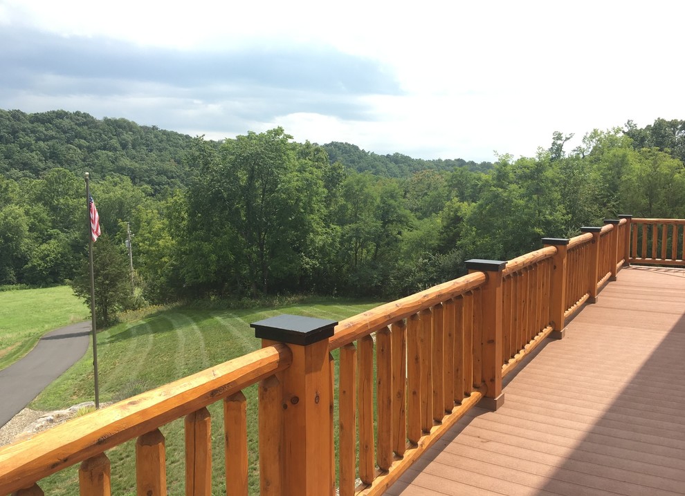 Mountain style home design photo in DC Metro