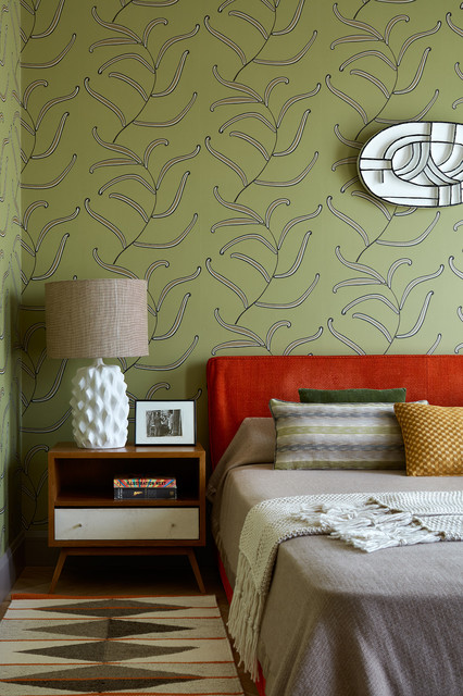 Частная квартира, ЖК "Садовые кварталы" contemporary-bedroom