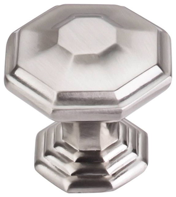 Top Knobs  -  Chalet Knob 1 1/2" - Brushed Satin Nickel