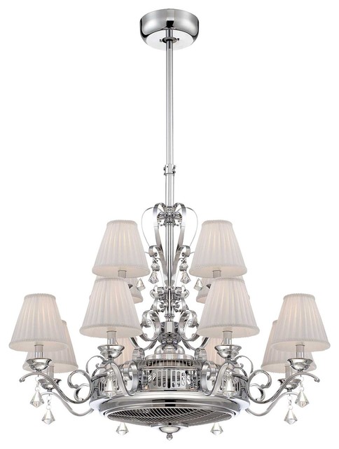 Savoy House Coromell Transitional Chandelier Ceiling Fan