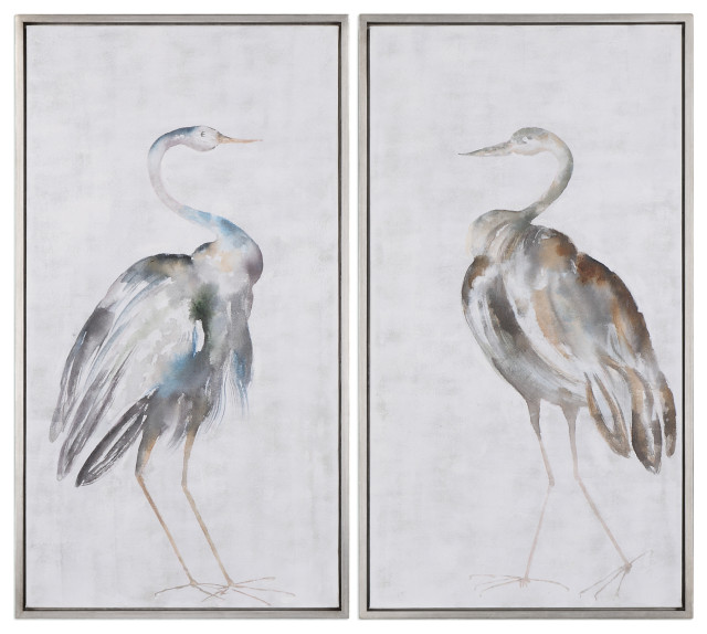Uttermost Summer Birds Framed Art Set of 2