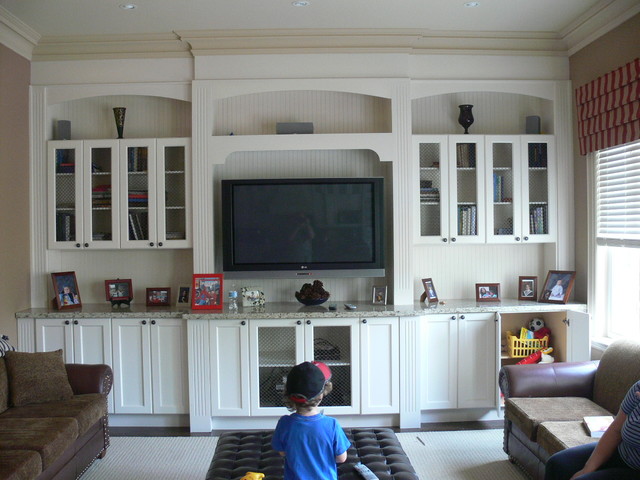 Wall Units Traditional Family Room Toronto By Savoy