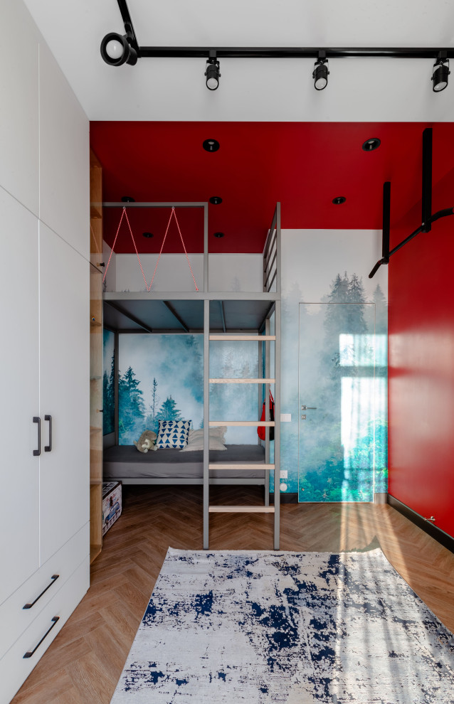 Винтаж в ярком интерьере 4-х комнатной квартиры