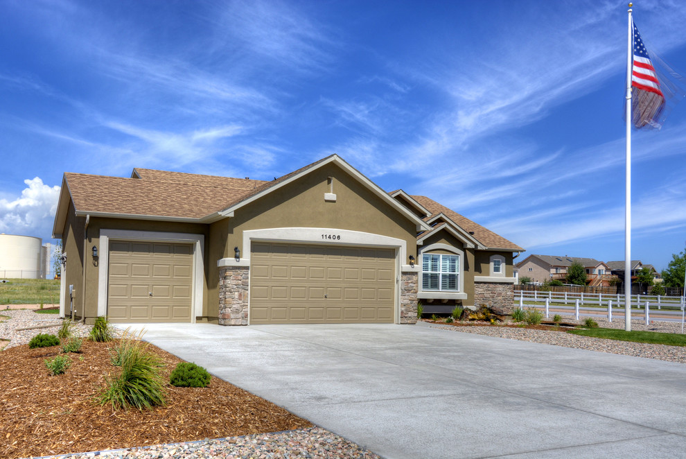 New Homes in Colorado Springs Exterior Denver by Campbell Homes
