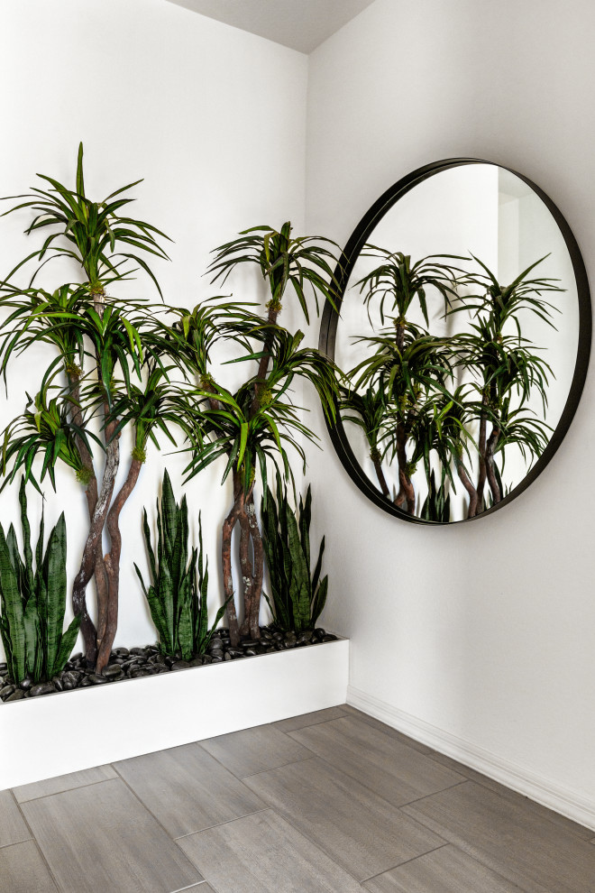 Inspiration for a modern entryway remodel in Phoenix