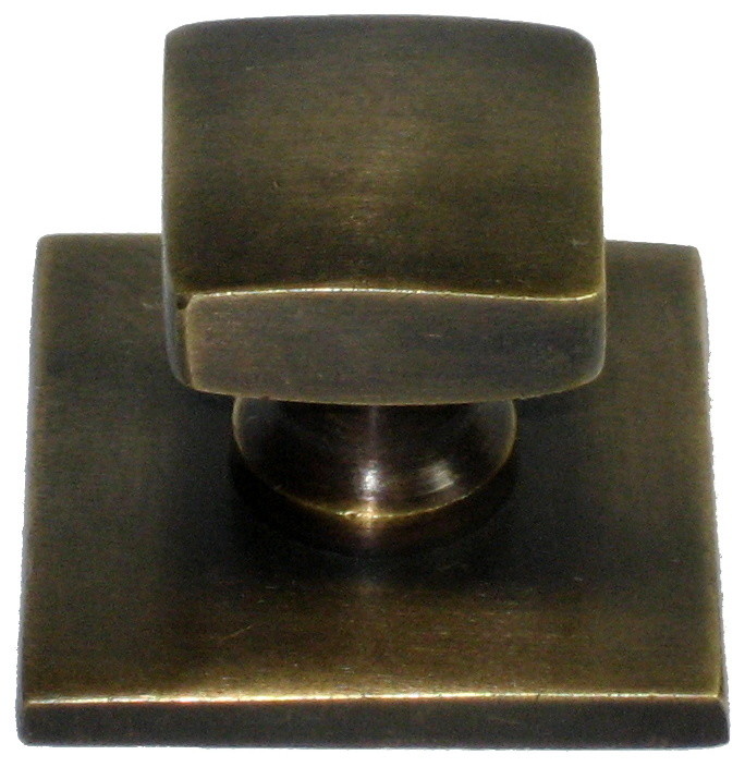 Square Knob With Oversized Backplate Cabinet And Drawer Knobs By Gado Hardware Houzz Square Knob With Oversized Backplate, Large Cabinet Pulls With Backplate