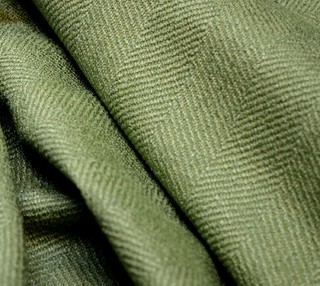Green Herringbone Upholstery Fabric Jumper Aloe - Contemporary ...