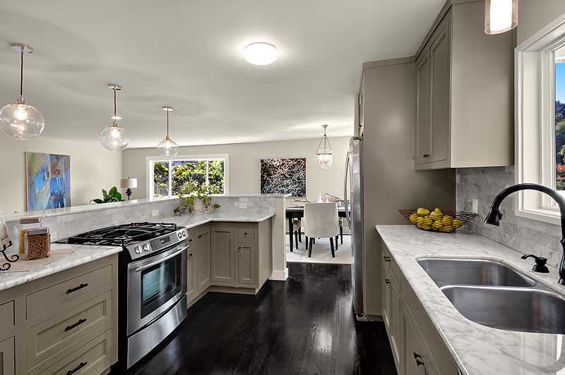 4211 Knoll Ave, Oakland Modern Kitchen San Francisco by Caldecott Properties Houzz