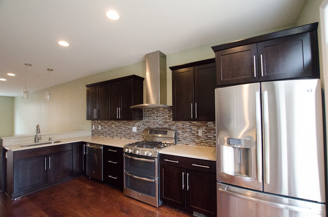 Charlotte Street Residence transitional-kitchen