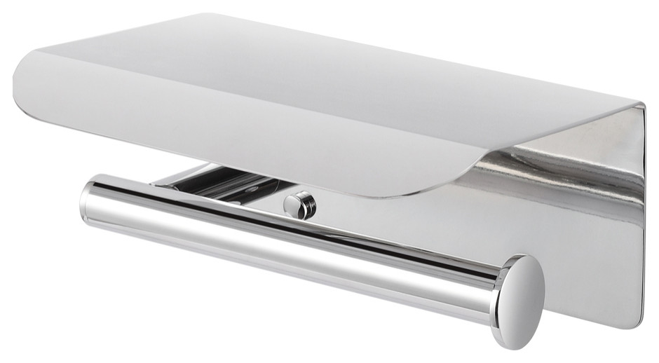 Transolid Paper Holder, Polished Chrome