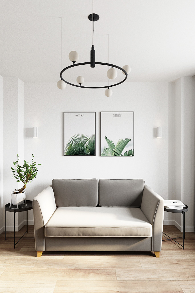 Рабочий кабинет в скандинавском стиле