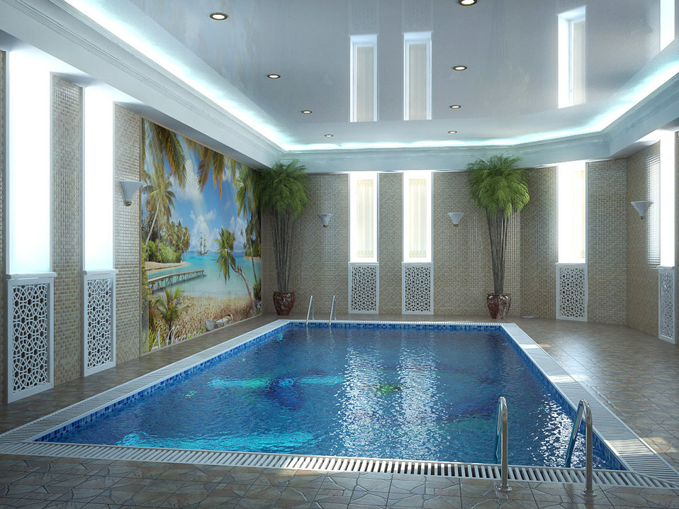 Загородный дом, с бассейном.