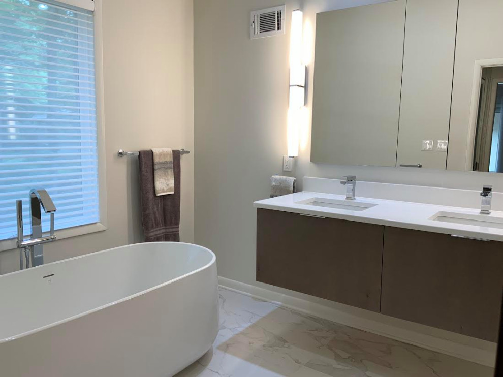 Modern Spa Master Bedroom
