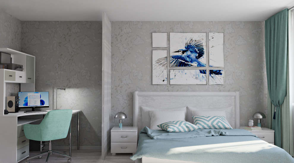 Спальня в стиле неоклассика