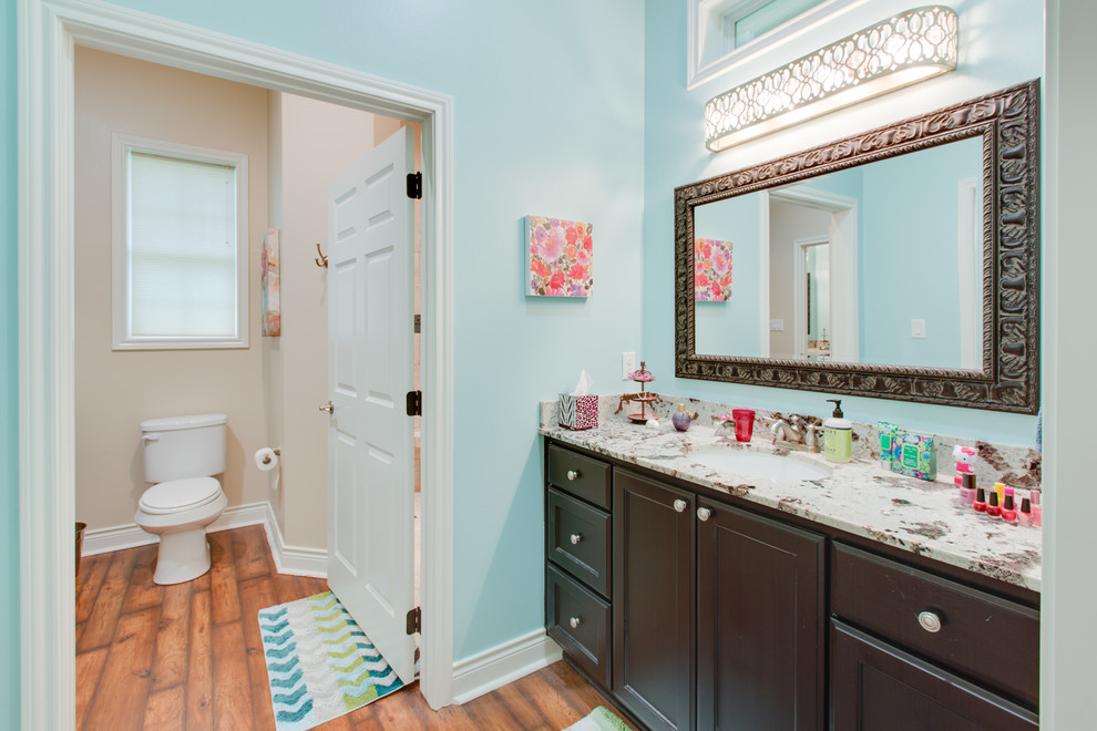 Inspiration for a transitional bathroom remodel in Austin