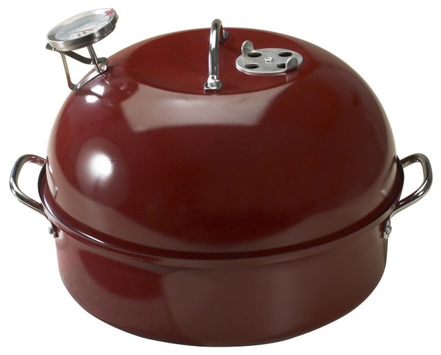 Nordic Ware Red Aluminum Kettle Smoker Contemporary Smokers by
