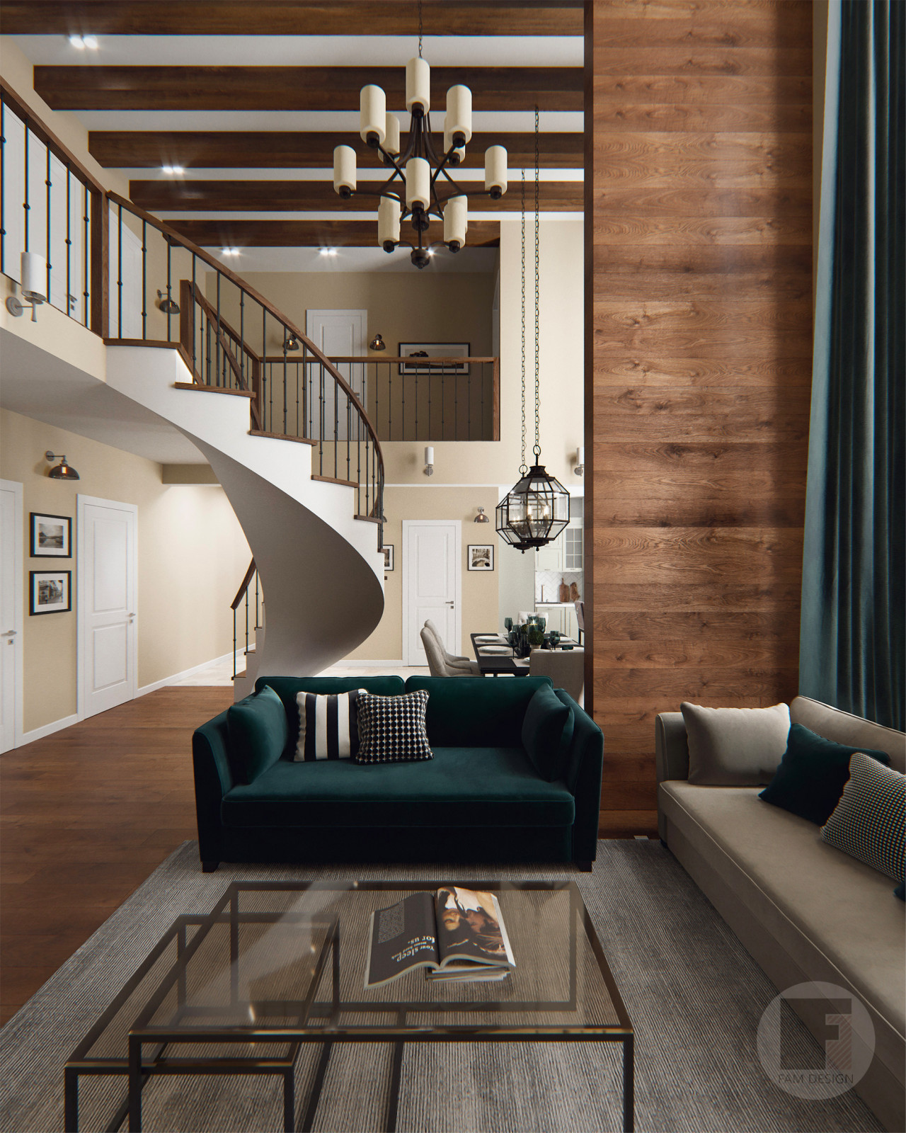 Современный загородный дом