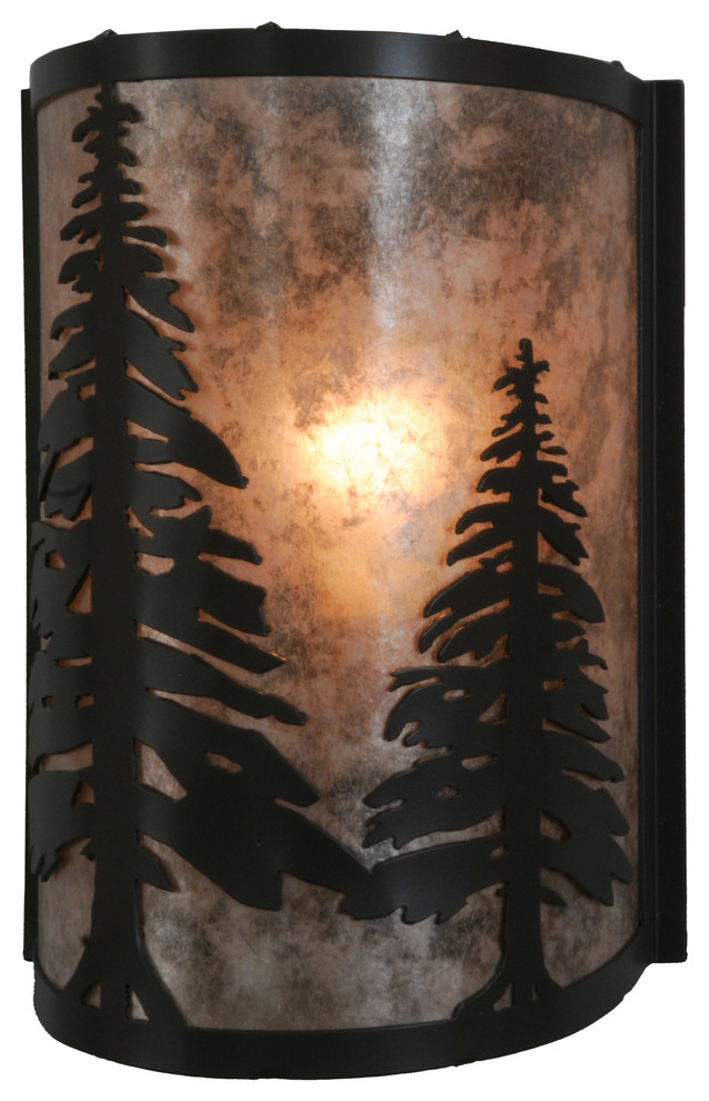 8 Wide Tall Pines Wall Sconce