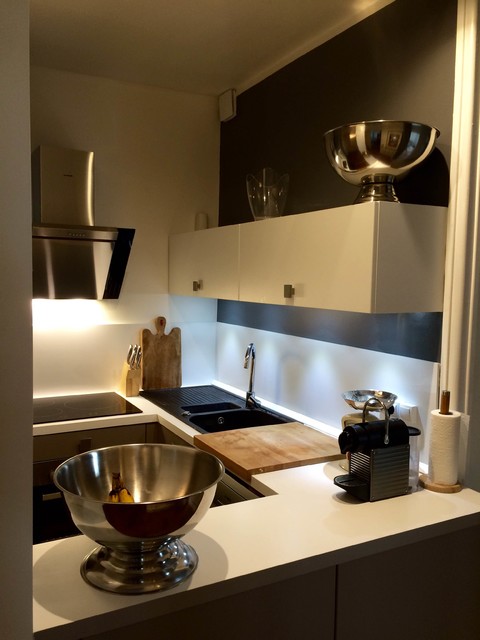Cr&eacute;ation cuisine contemporary-kitchen