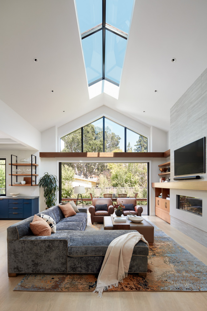 Inspiration for a contemporary living room in San Francisco.